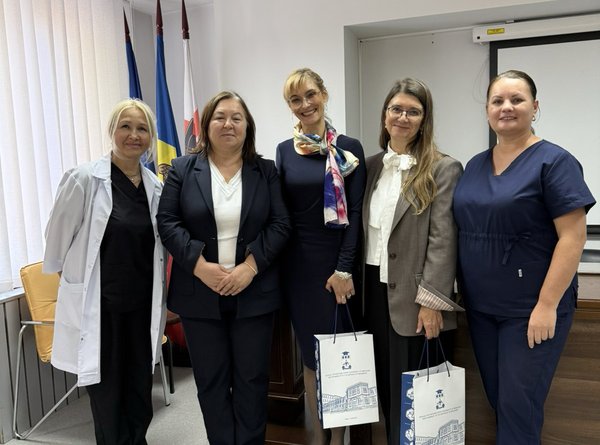 Посещение на български преподаватели в Държавния медицински и фармацевтичен университет „Nicolae Testemițanu”, Кишинев, Молдова